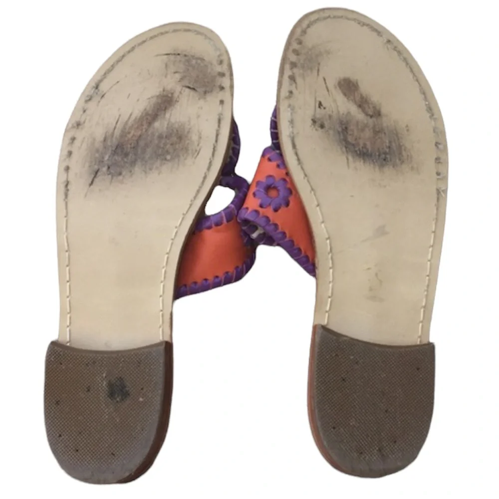 Jack Rogers Navajo Clemson Orange/Purple Sandal